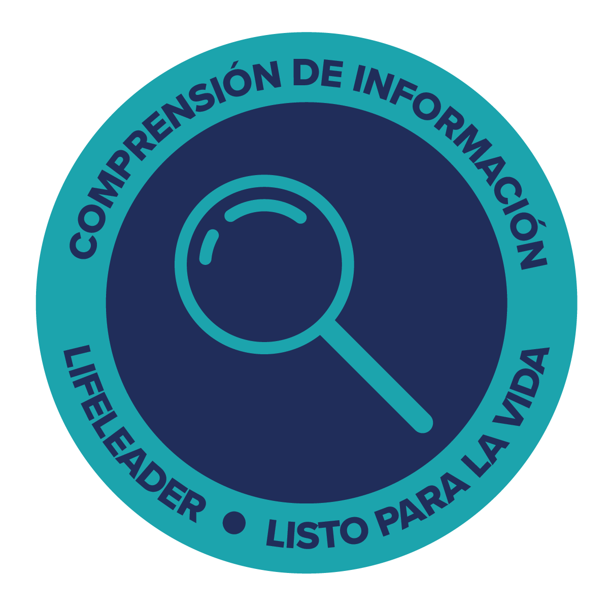 LL Icon Circle - Information Literacy - Spanish